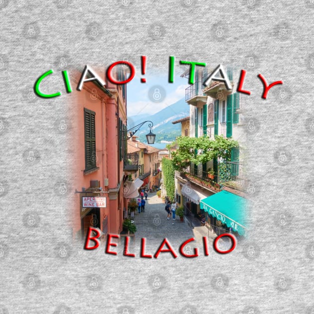 Bellagio, Lake Como, Italy by TouristMerch